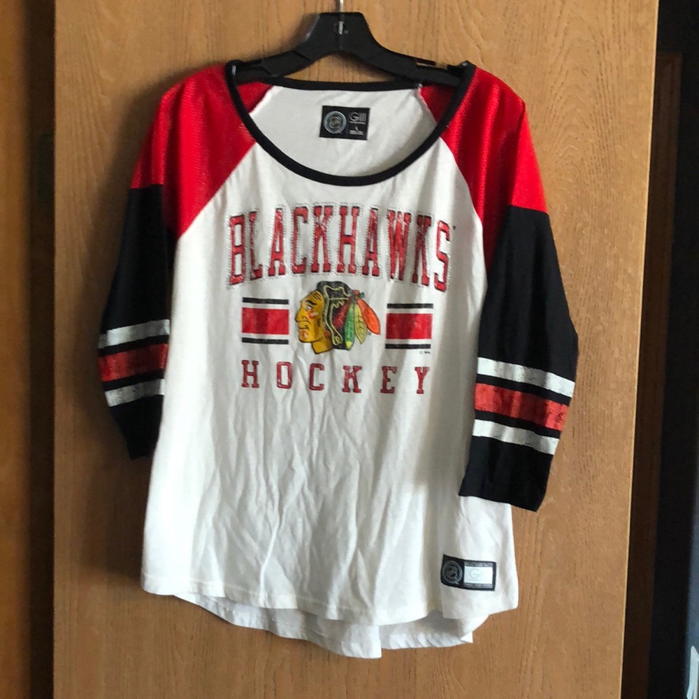 Blackhawks Hockey Size Large Shirt